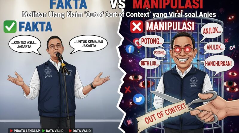 Fakta Vs Manipulasi: Melihat Ulang Klaim ‘Out Of Context’ Yang Viral Soal Anies