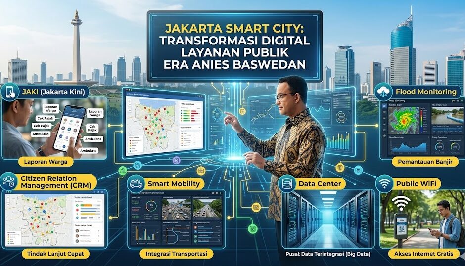 Jakarta Smart City: Transformasi Digital Layanan Publik di Era Anies Baswedan Jakarta Smart City: Transformasi Digital Layanan Publik di Era Anies Baswedan