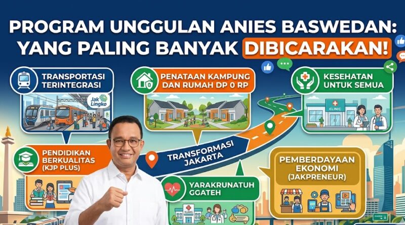 Program Unggulan Anies Baswedan yang Paling Banyak Dibicarakan